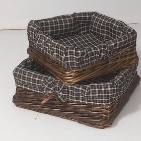 تصویر 3 از سبد نان و سبزی مستطیل حصیری مناسب پذیرایی و میهمانی‌ ها